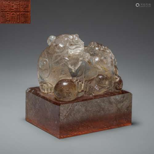 Crystal Seal from Qing