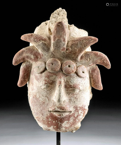 Maya Stucco Head of a Lord