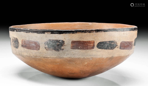 Nazca Polychrome Bowl w/ Banded Motif, ex-Museum