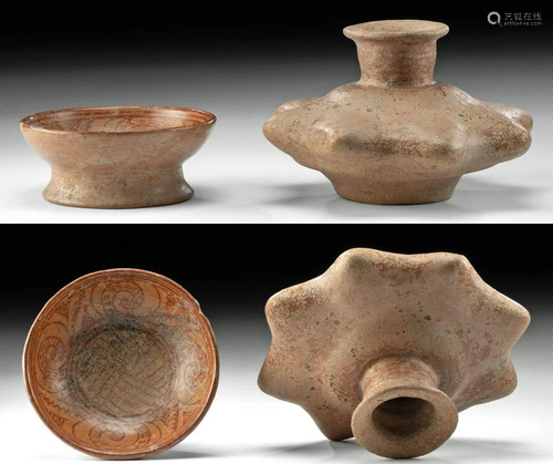 Colima and Mixtec Pottery Vessels - Ex Museum