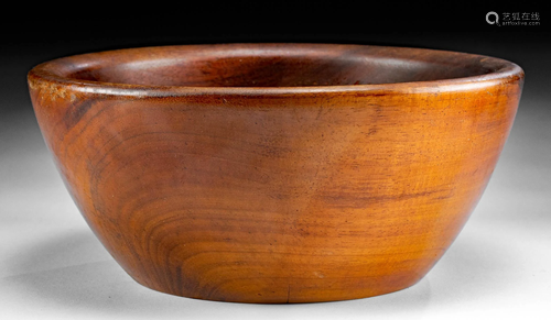 20th C. Hawaiian Milo Wood Umeke / Bowl