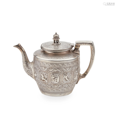 Y A VICTORIAN ASTROLOGICAL TEAPOT AIRD & THO…