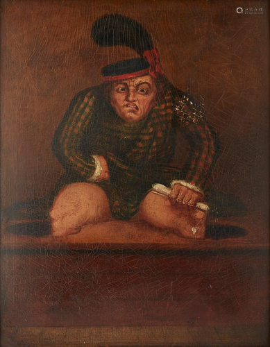 AN ANTI-SCOTTISH CARICATURE 18TH CENTURY