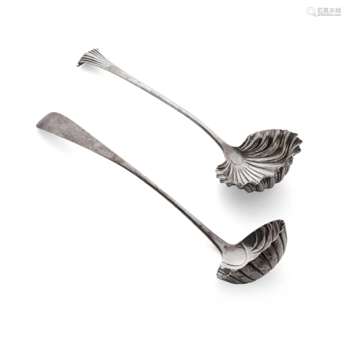 AN EARLY 20TH CENTURY SOUP LADLE HAMILTON AND INCHES,