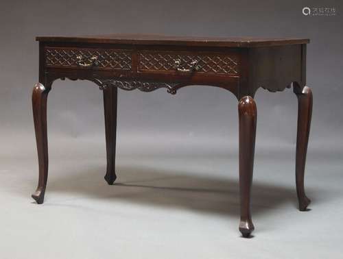 A Maple & Co mahogany side table in the Georgian taste, the ...