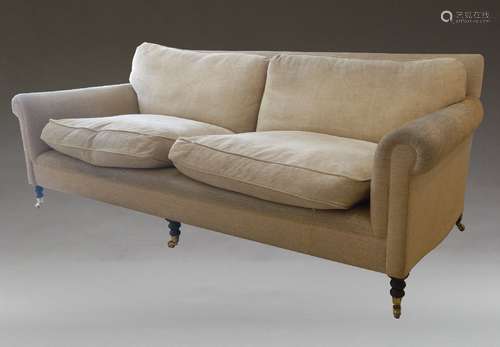 George Smith, a three seater sofa, late 20th Century, uphols...