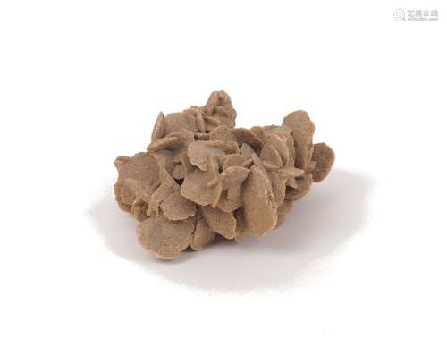 A desert rose hard sand formation fossil, approx. 15cm longP...