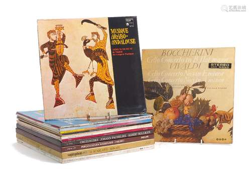 A large collection of records, including selections of class...