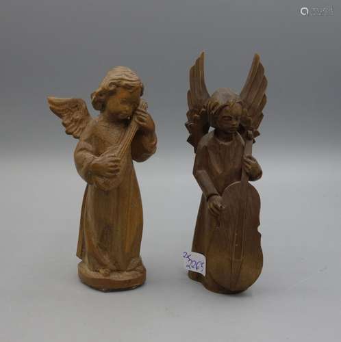 PAIR OF MUSICIAN ANGELS