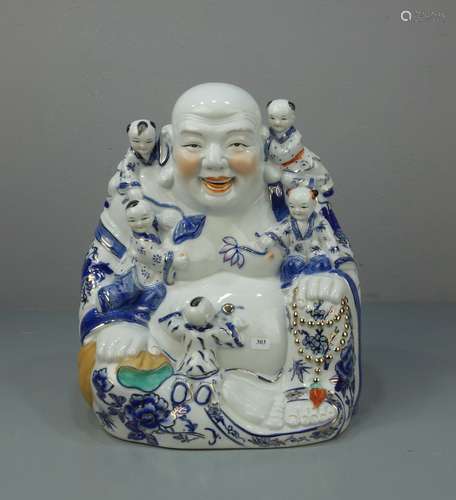 LAUGHING BUDDHA WITH CHILDREN