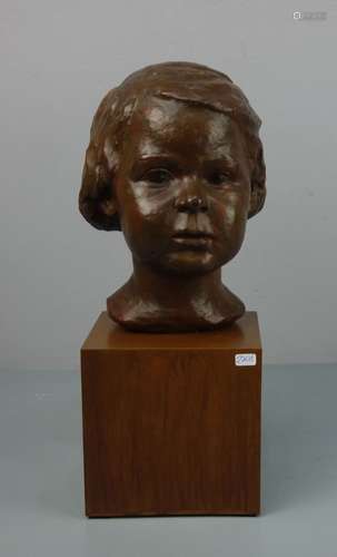 ZIMMERMANN - SCULPTURE: HEAD OF A GIRL