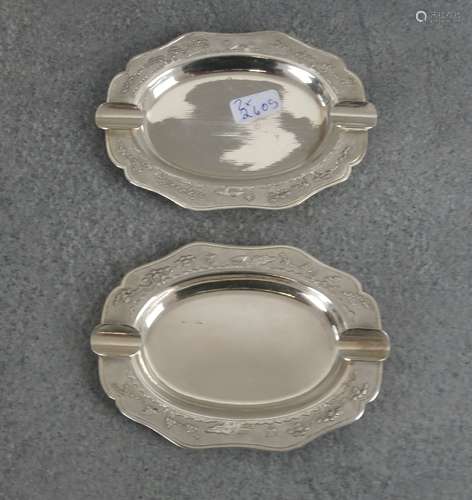 TWO SMALL ASHTRAYS