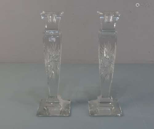 CRYSTAL CANDLESTICKS