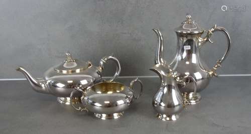 Coffee pot, tea pot, sugar bowl and milk jug