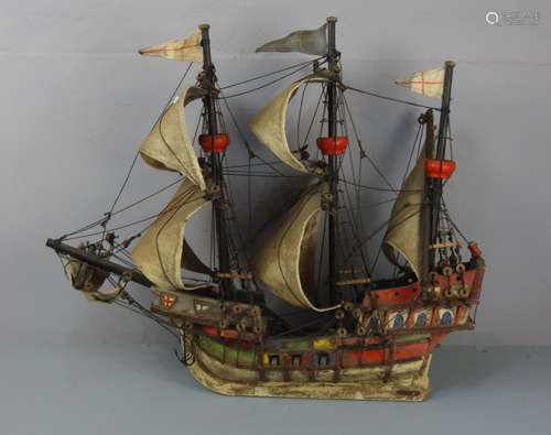 MODEL OF A SAILING SHIP