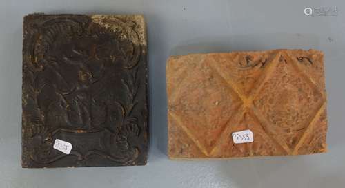 CLASSICISM TILE AND ROCOCO WALL TILE WITH RELIEF