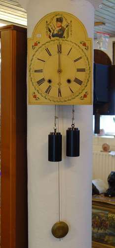 BLACK FOREST CLOCK WITH NAPOLEON MOTIF