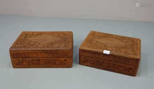 PAIR OF BOXES