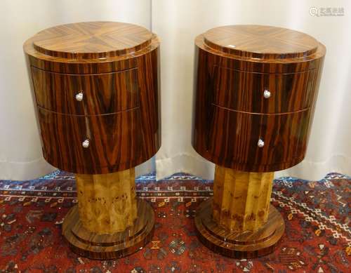 SIDE TABLES IN ART DECO STYLE