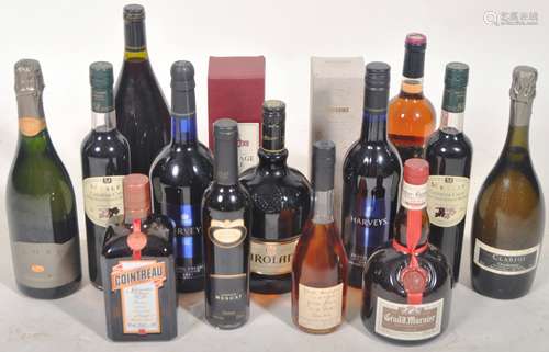 LARGE COLLECTION OF ASSORTED BOTTLED WINE AND SPIRIT