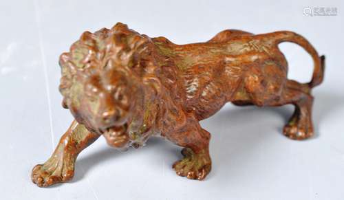 19TH CENTURY JAPANESE MEIJI BRONZE TIGER FIGURINE