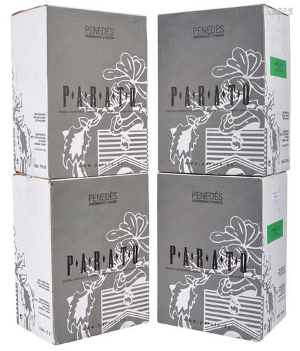 FOUR BOXES OF XAREL LO PENEDES PARATO 2013 SPANISH WHITE WIN...