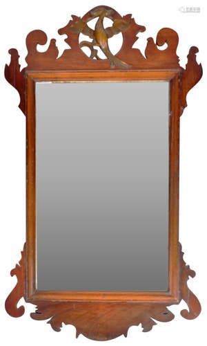 EARLY 19TH CENTURY REGENCY PERIOD MAHOGANY PIER MIRROR