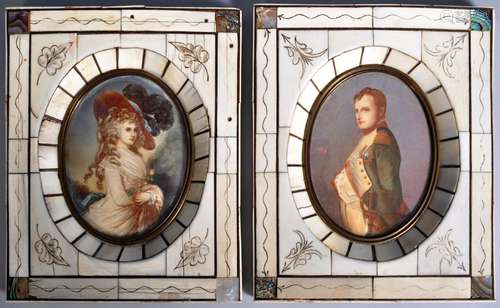 PORTRAIT MINIATURES OF NAPOLEON & DUCHESS OF DEVONSHIRE