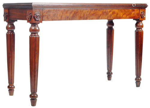 19TH CENTURY VICTORIAN MAHOGANY HALL TABLE