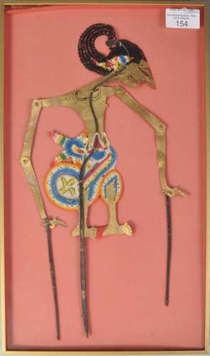 19TH CENTURY INDONESIAN / JAVANESE SHADOW PUPPET