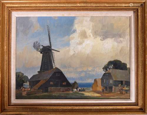 REX VICAT COLE (1870-1940) ENGLISH OIL ON BOARD PAINTING