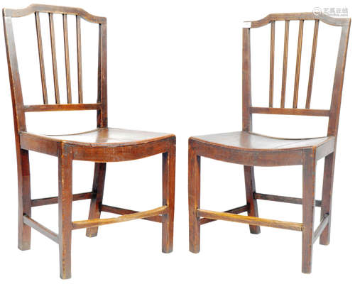 PAIR OF 18TH CENTURY GEORGE III CHAIRS