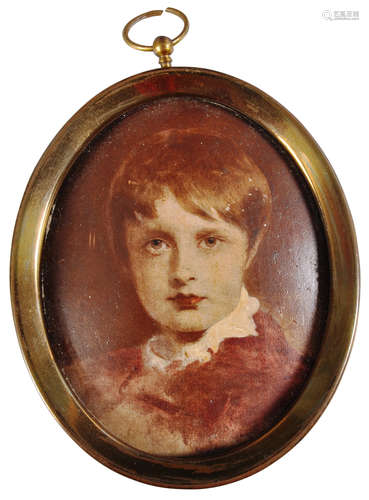 19TH CENTURY MINIATURE PORTRAIT OF NAPOLEON II