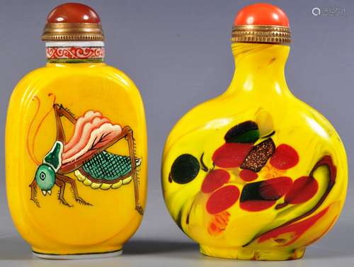 TWO EARLY 20TH CENTURY CHINESE LADIES SCENT BOTTLES