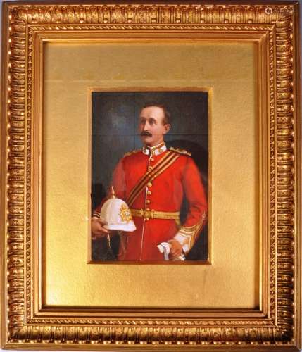 19TH CENTURY VICTORIAN BOER WAR MILITARY OIL PAINTING