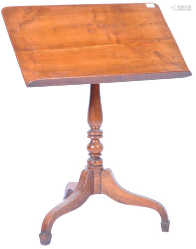 18TH CENTURY GEORGE III FRUITWOOD READING STAND / ARTIST TAB...