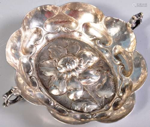 17TH CENTURY GERMAN SILVER BRANDY BOWL