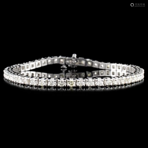 14K Gold 4.00ctw Diamond Bracelet