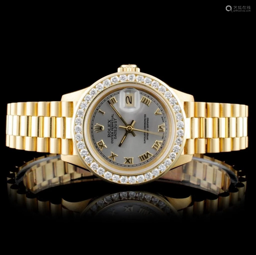 Rolex Presidential Diamond Ladies Watch