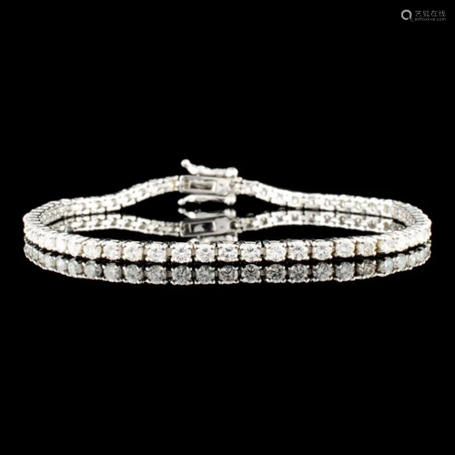 14K Gold 3.73ctw Diamond Bracelet