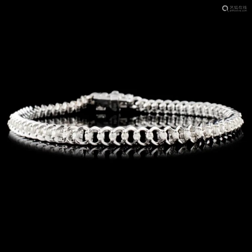 14K Gold 1.00ctw Diamond Bracelet