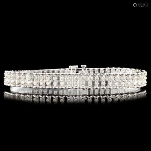 14K Gold 3.00ctw Diamond Bracelet