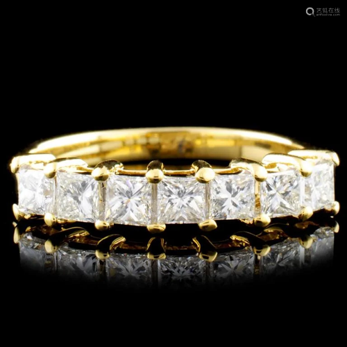 K Gold 0.81ctw Diamond Ring