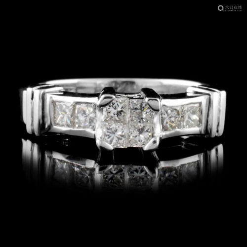 18K White Gold 0.50ct Diamond Ring