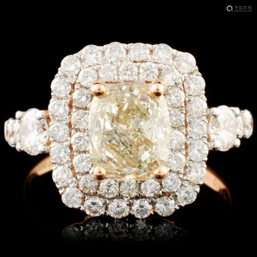 18K Gold 2.11ctw Diamond Ring