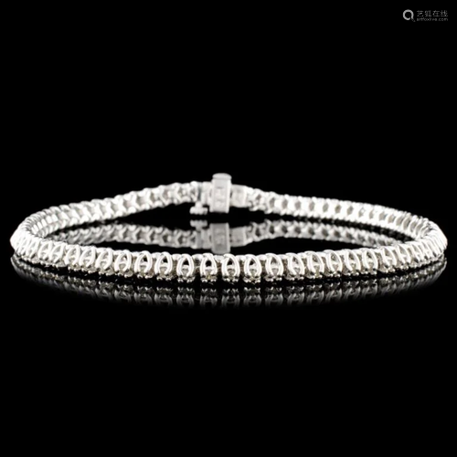 14K Gold 1.00ctw Diamond Bracelet