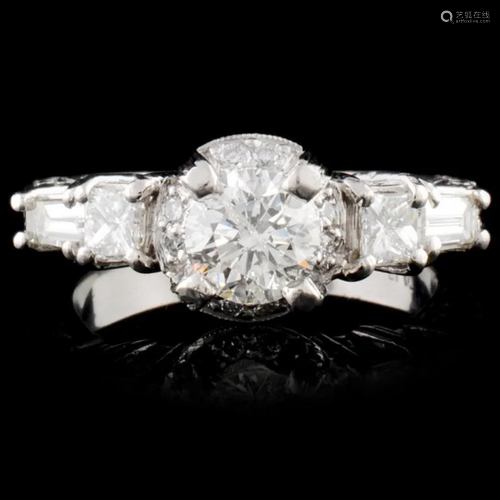 Platinum 1.35ctw Diamond Ring