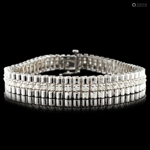 14K Gold 3.00ctw Diamond Bracelet