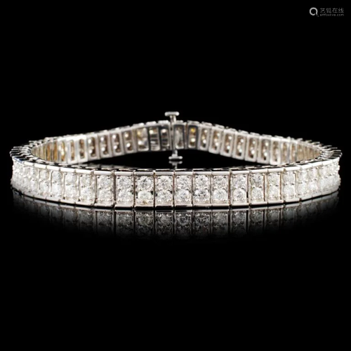 14K Gold 4.61ctw Diamond Bracelet