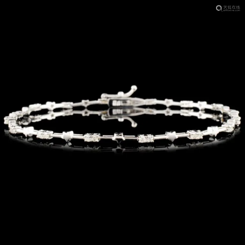 18K Gold 0.35ctw Diamond Bracelet